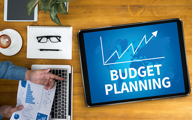Budgetplanung-Messe