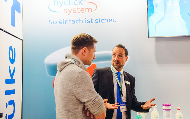 Gesprachsleitfaden ur ein-Kundengesprach auf einer Messe