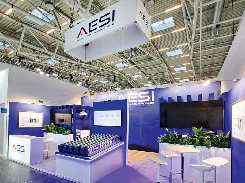 Messestand von AESI, München
