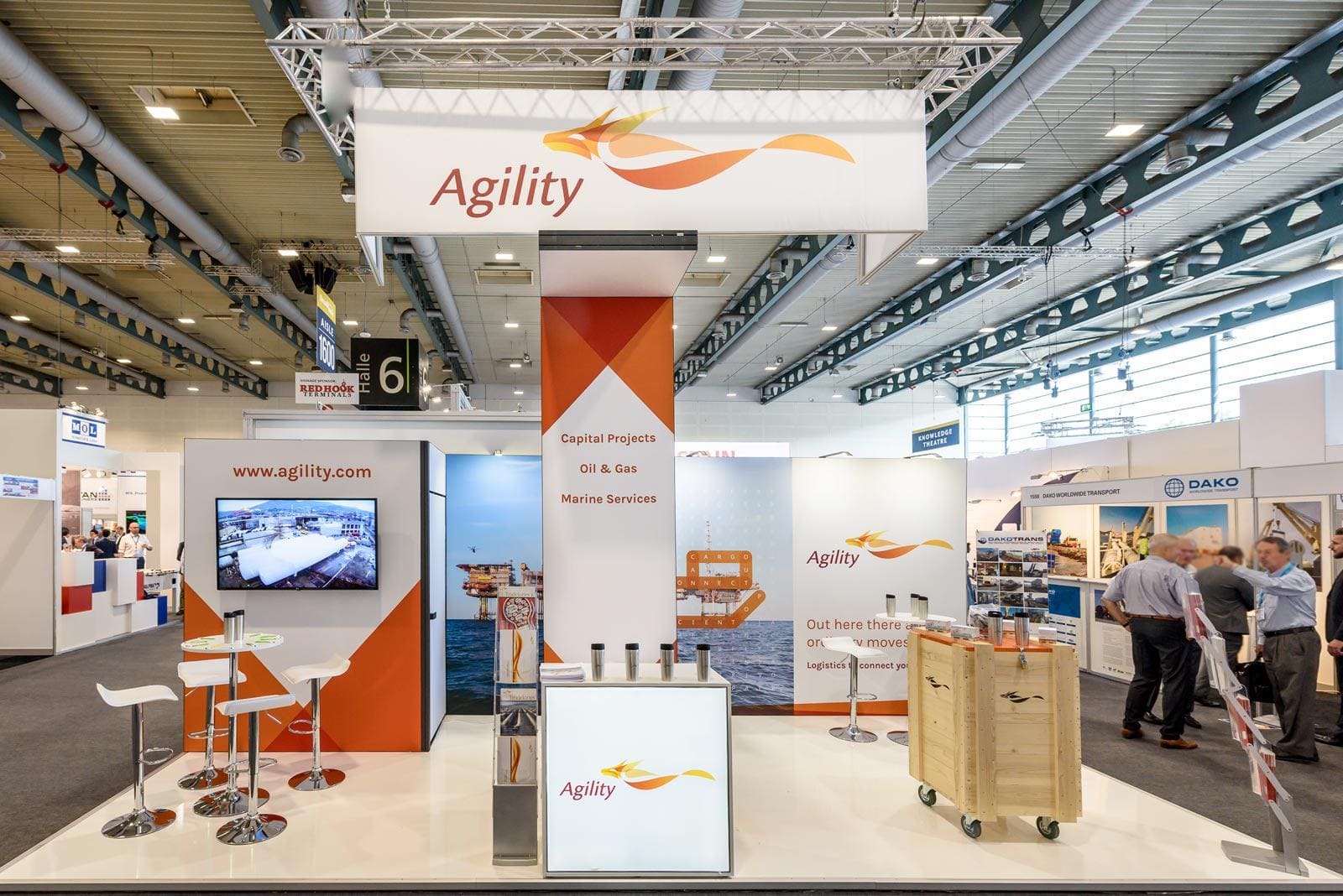 Messestand von Agility-Logistics