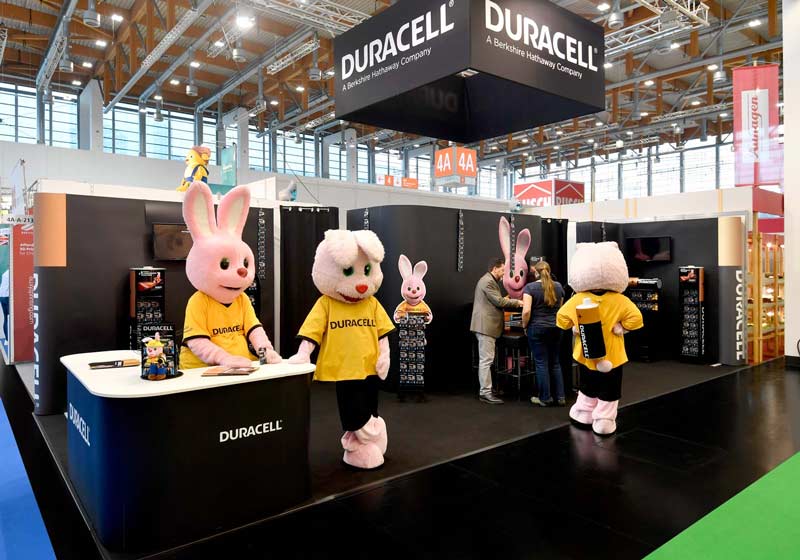 Messestand Von Duracell