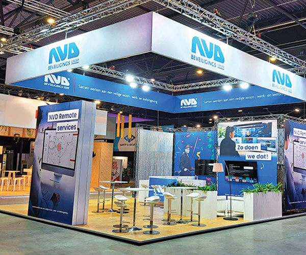 Messestand von NVD