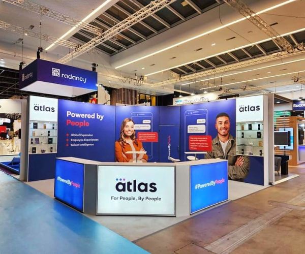 Messestand von atlas - UNLEASH World 2024, Paris