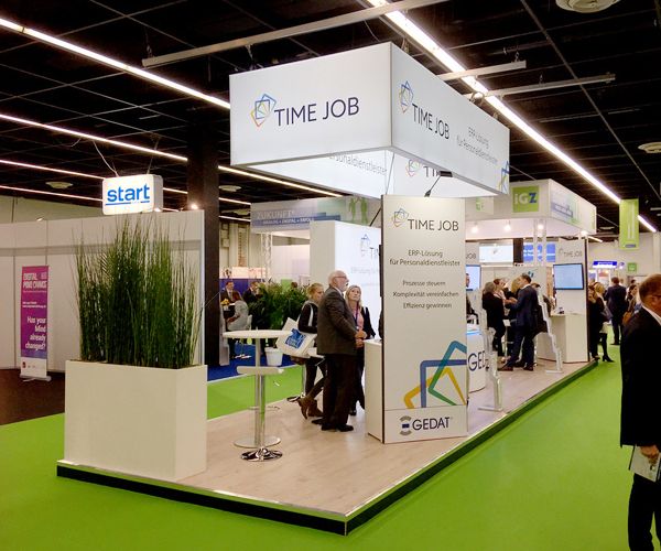Messestand von Time Job