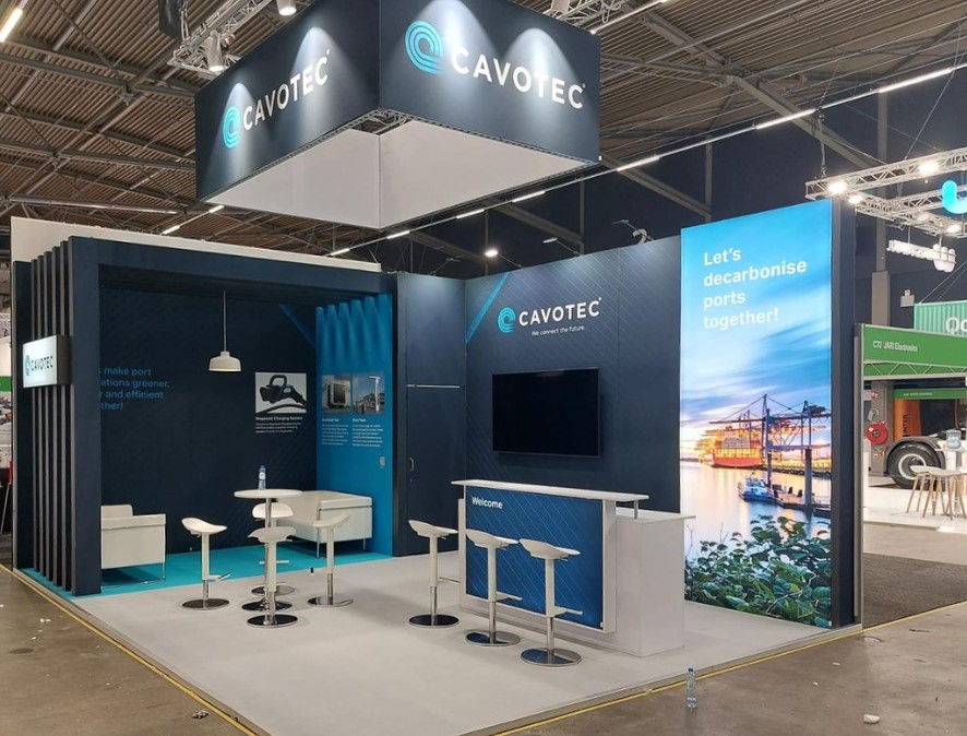 Messestand Von Cavotec