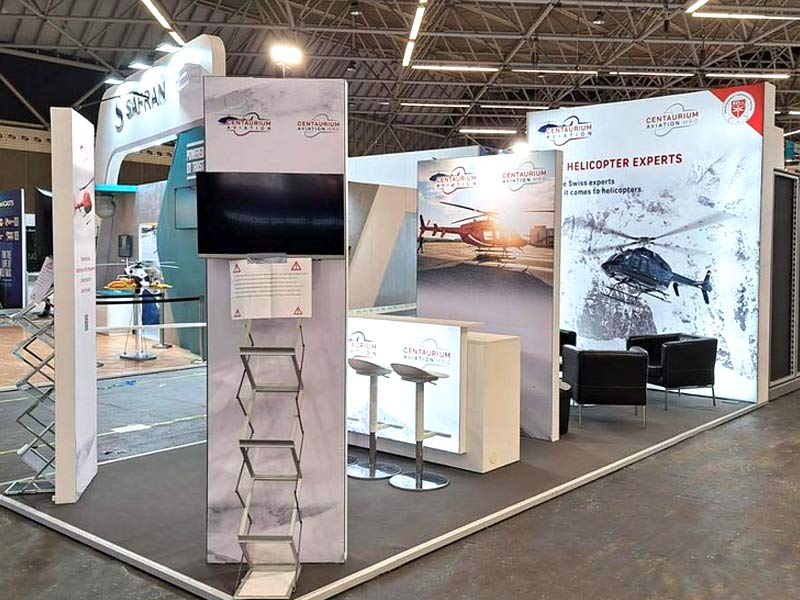Messestand von Centaurium Aviation Ltd