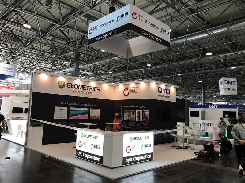 Messestand von Geometrics