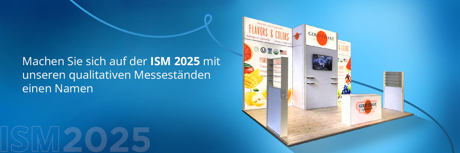 Messebau für ISM_2025