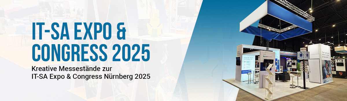 Messestandbauer für it-sa Expo&Congress 2025, Nürnberg