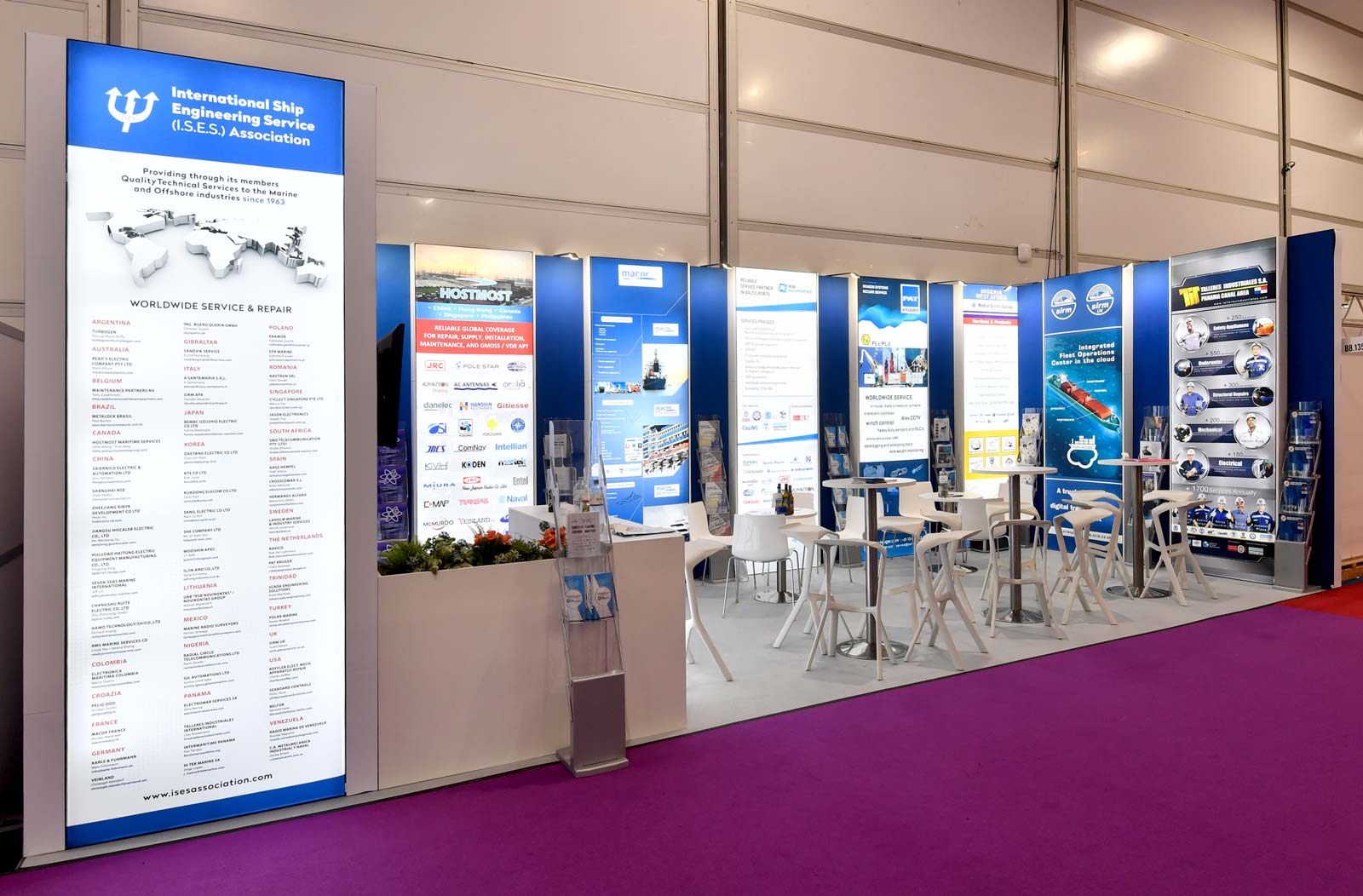 Messestand Von International Ship Engineering Service (ISES) Association Ltd