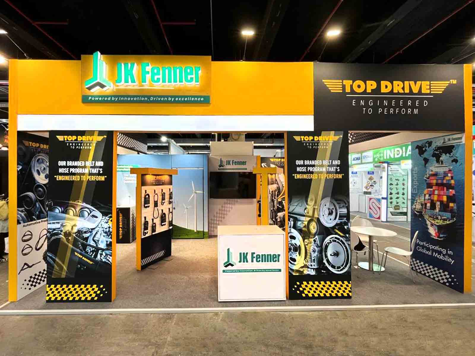Messestand von JK Fenner - Frankfurt