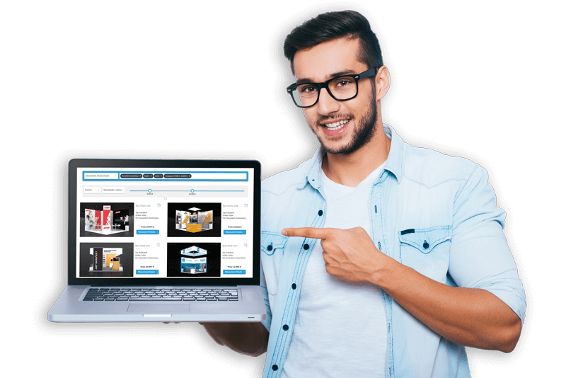 Man mit Laptop