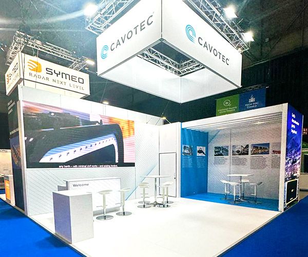 Messestand Von Cavotech