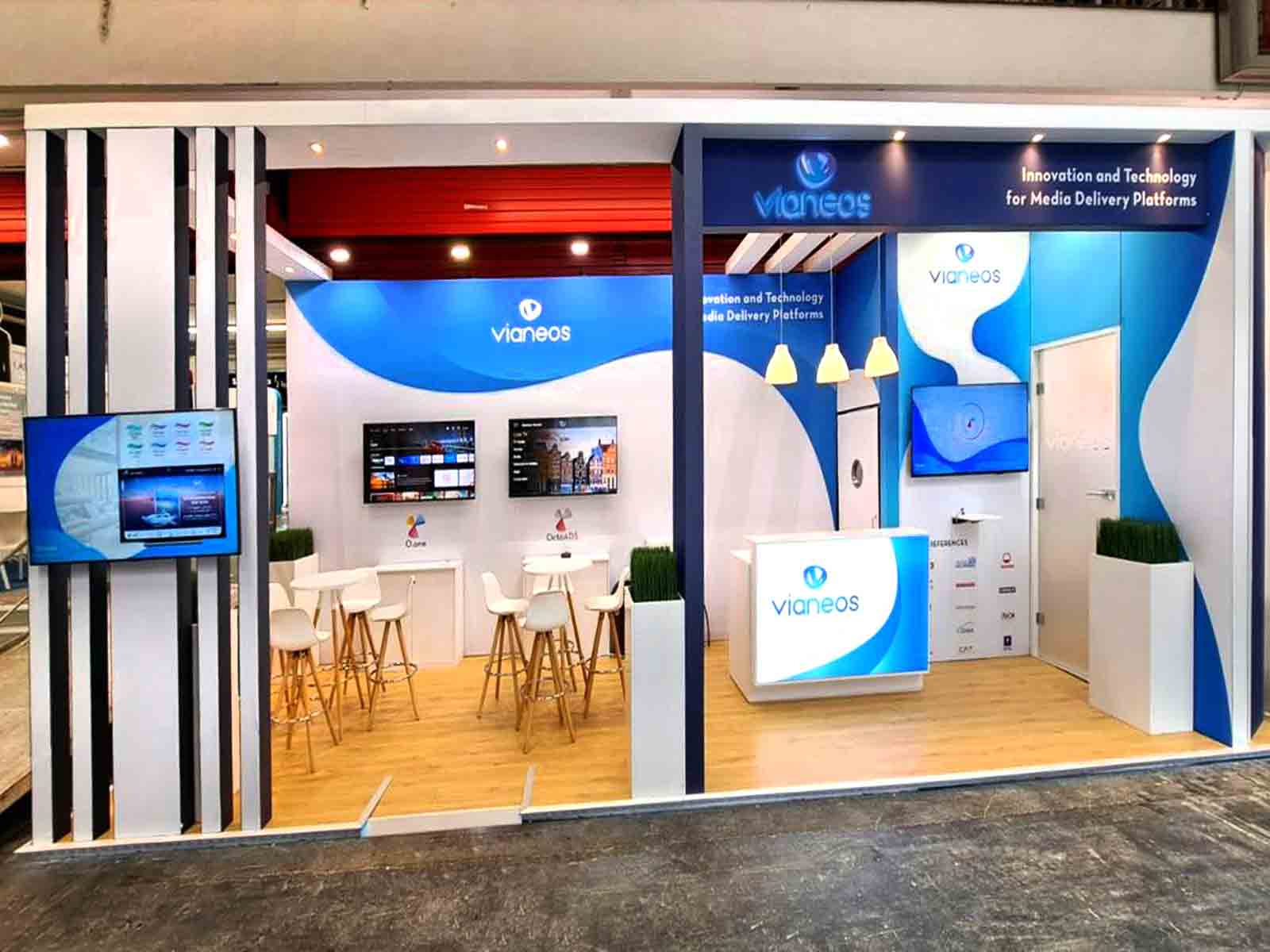 Messestand von Vionas